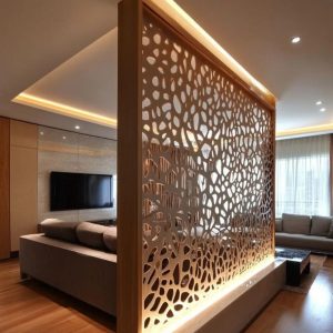 Séparation de Salon en Bois Sur-Mesure (example 2)
