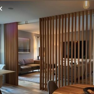 Séparation de Salon en Bois Sur-Mesure (example 1)