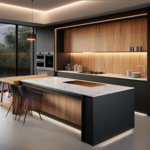 Cuisine Sur-Mesure en Bois Massif (example 3)