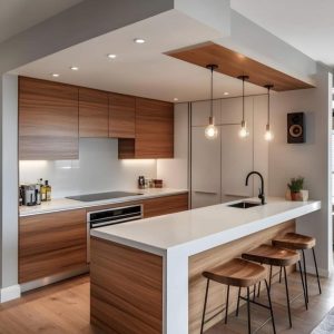 Cuisine Sur-Mesure en Bois Massif (example 5)