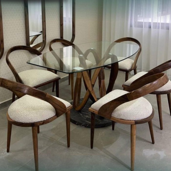 h office table en verre